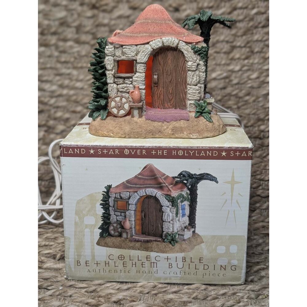 Vintage Porcelain Collectible Bethlehem Village LightUp Holiday Christmas Decor
